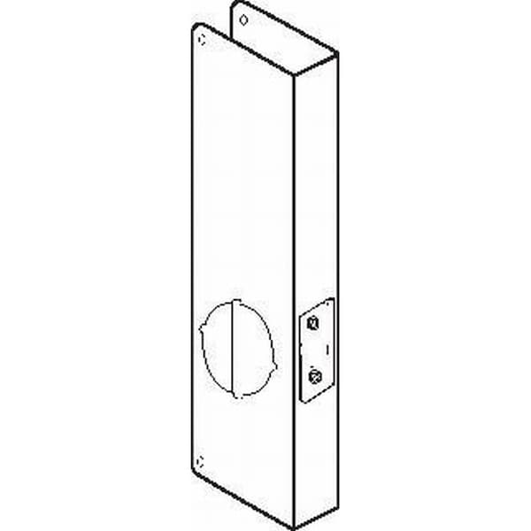 12" Classic Wrap Around for Cylindrical Door Lock w/2-1/8" Hole for 2-3/4" Backset and 1-3/4" Door